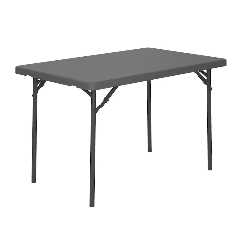 Table pliante commerciale en HDPE moulé par soufflage, robuste