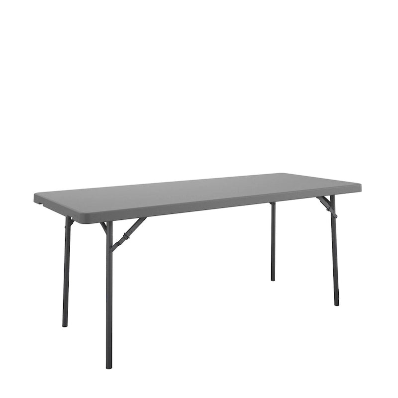 Table pliante commerciale en HDPE moulé par soufflage, robuste