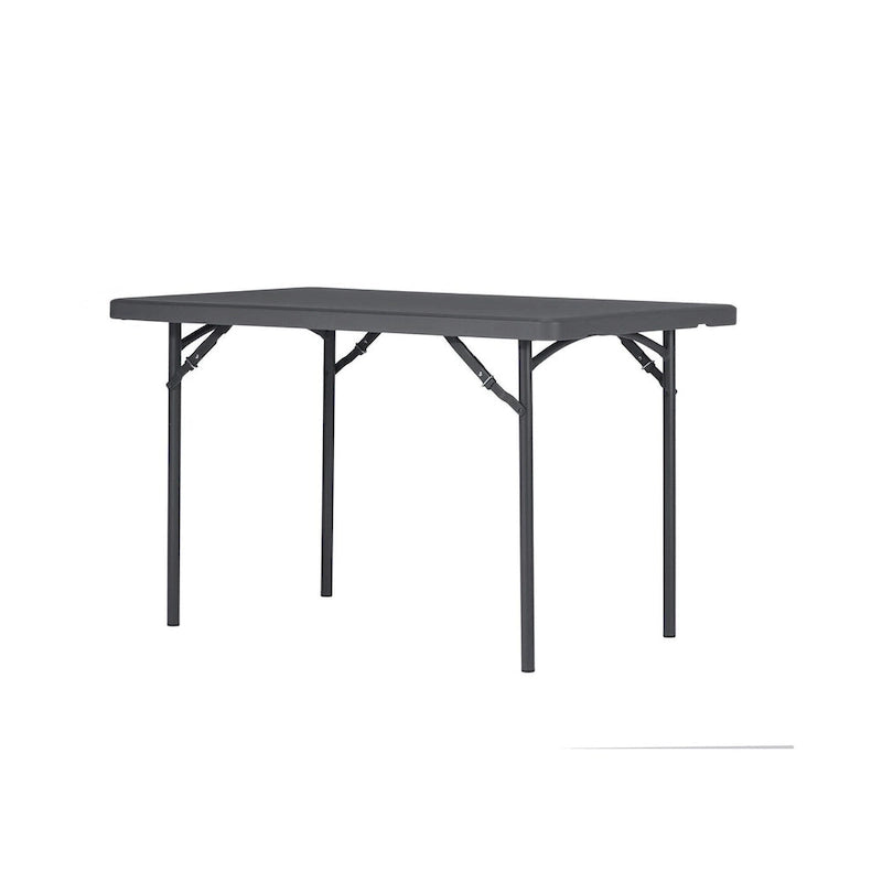 Table pliante commerciale en HDPE moulé par soufflage, robuste