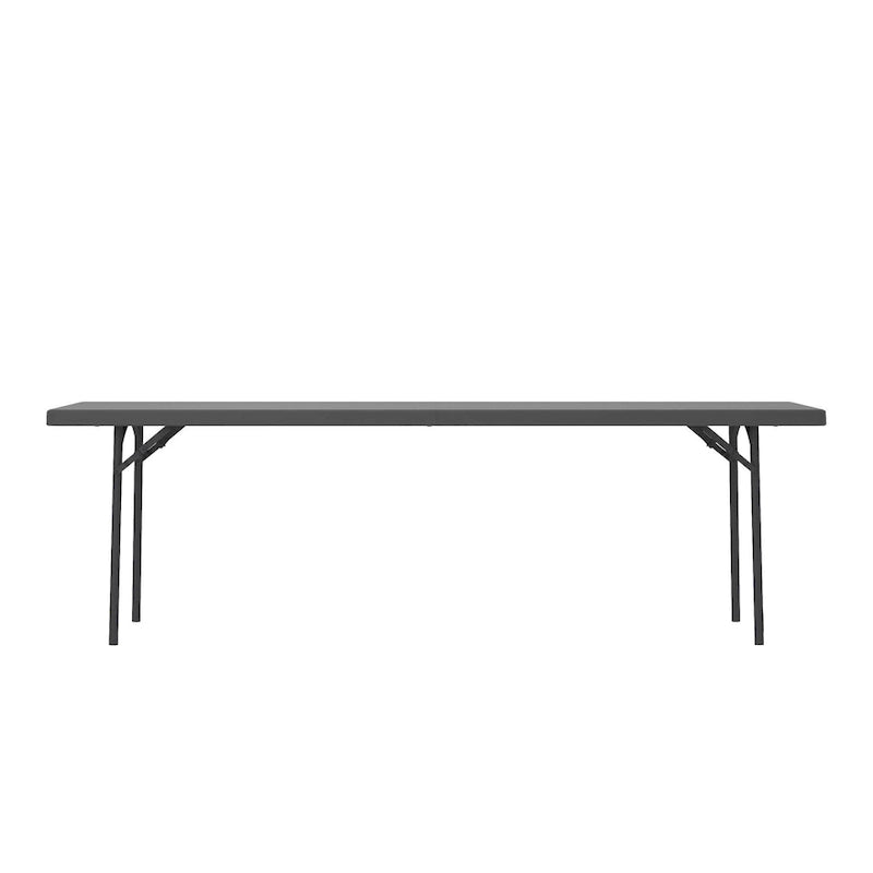 Table pliante commerciale en HDPE moulé par soufflage, robuste