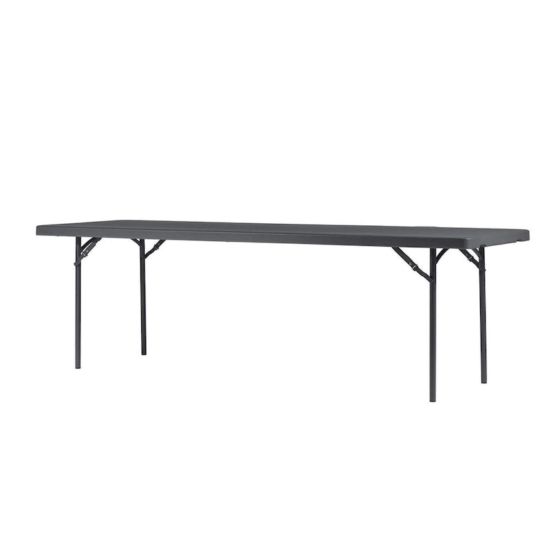 Table pliante commerciale en HDPE moulé par soufflage, robuste
