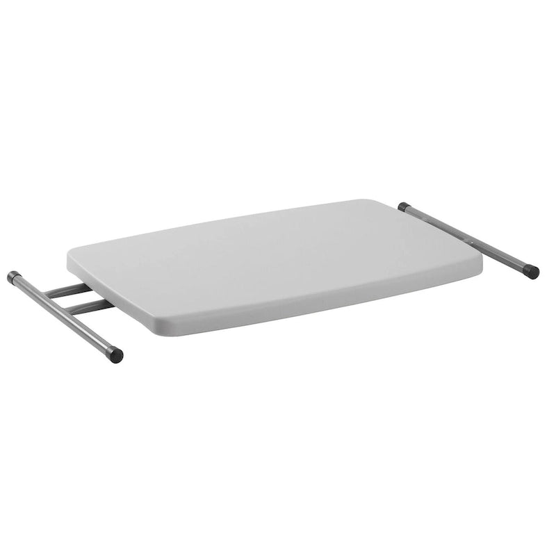 Table pliante individuelle réglable en hauteur 20 x 30, gris moucheté