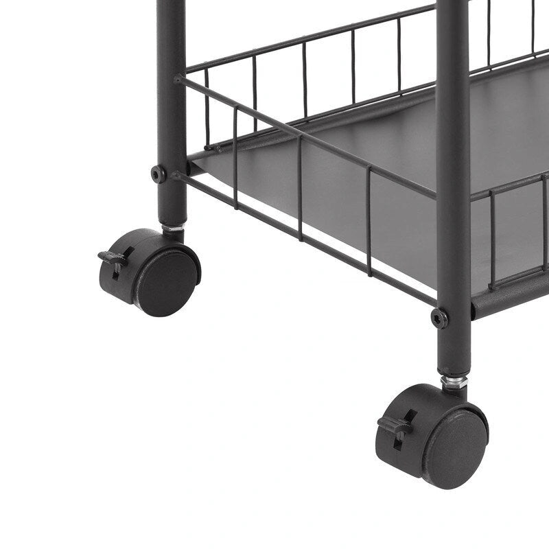 Chariot de rangement fin à roulettes avec roues verrouillables - 6 niveaux