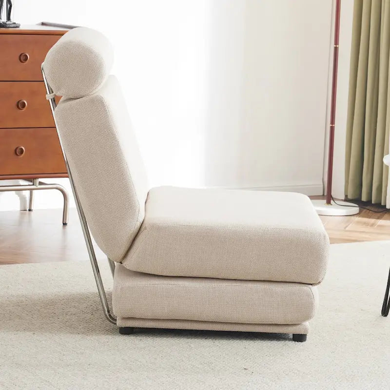 Fauteuil-lit simple pliable avec oreiller