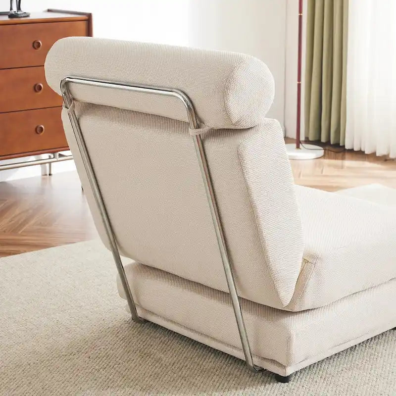 Fauteuil-lit simple pliable avec oreiller