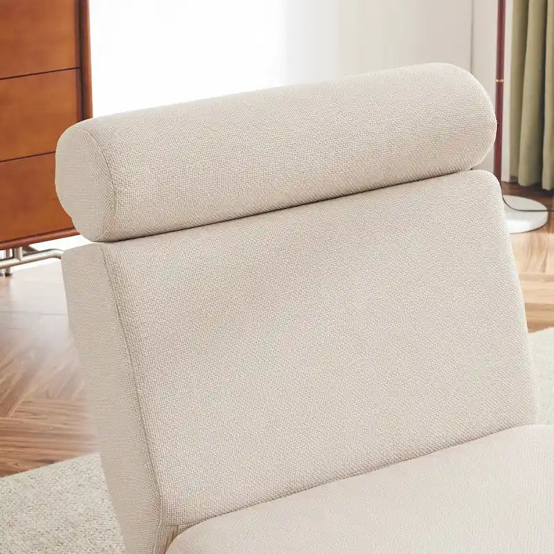 Fauteuil-lit simple pliable avec oreiller