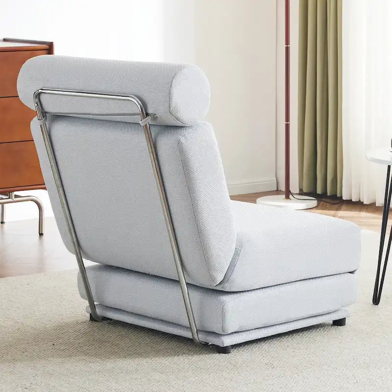 Fauteuil-lit simple pliable avec oreiller