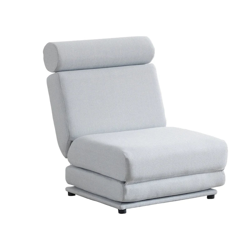 Fauteuil-lit simple pliable avec oreiller