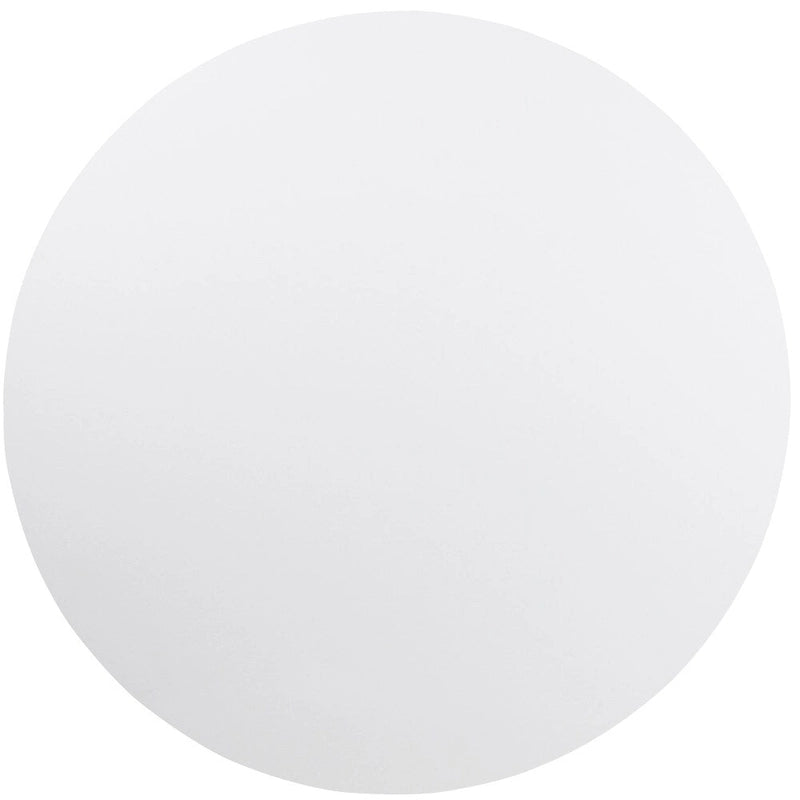 Table pliante ronde en plastique de 152 cm, blanc granit