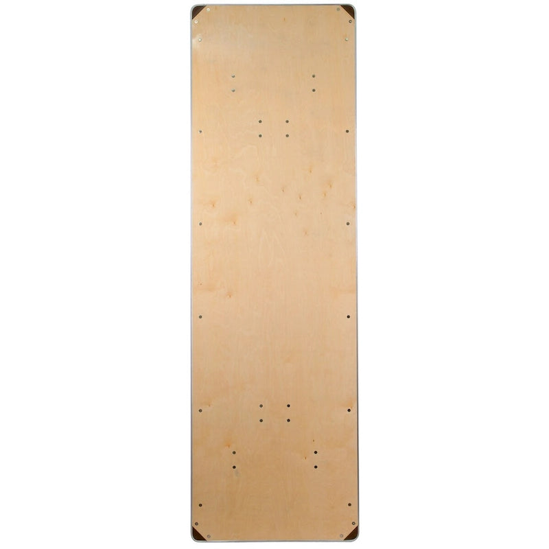 Table rectangulaire pliante en bouleau de 2,40 m