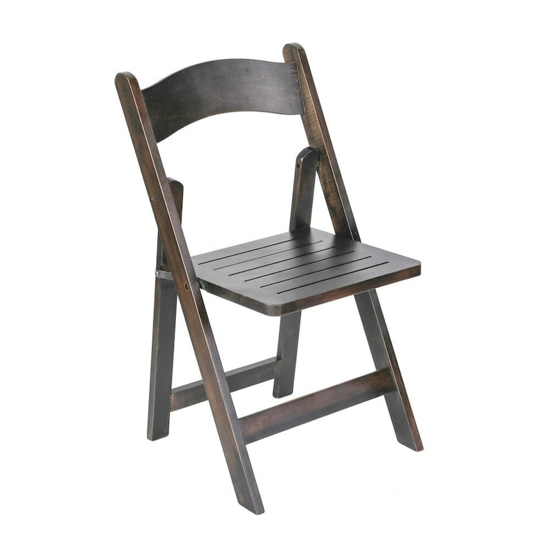 Chaise de salle à manger pliante en hêtre massif