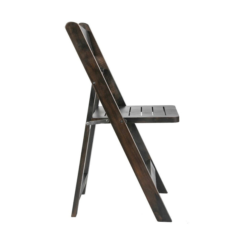 Chaise de salle à manger pliante en hêtre massif