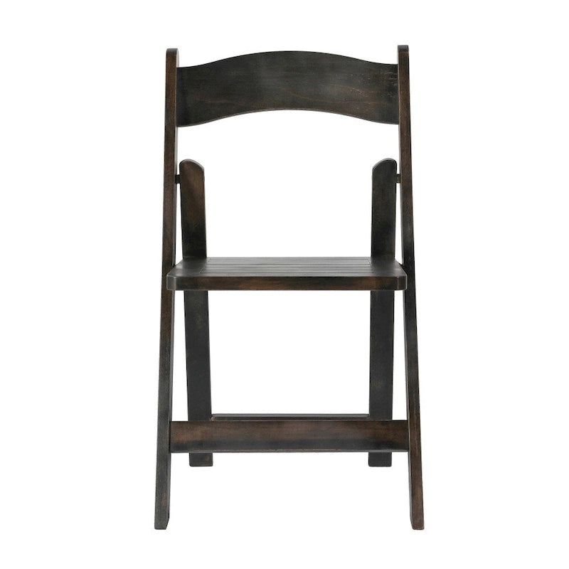 Chaise de salle à manger pliante en hêtre massif