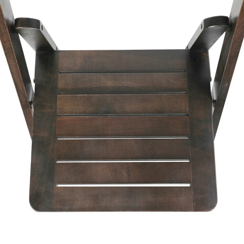 Chaise de salle à manger pliante en hêtre massif
