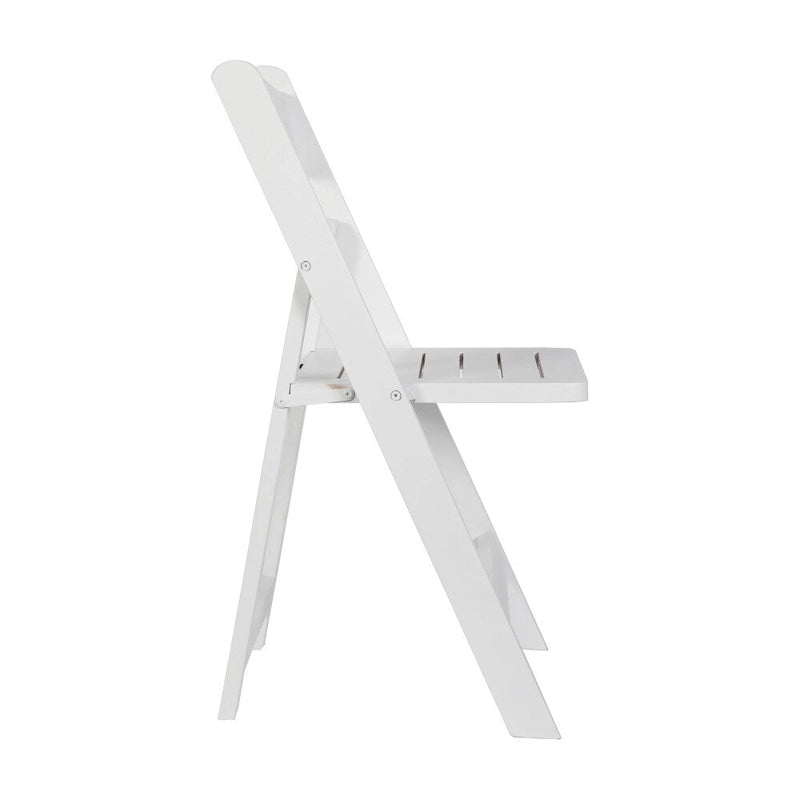 Chaise de salle à manger pliante en hêtre massif