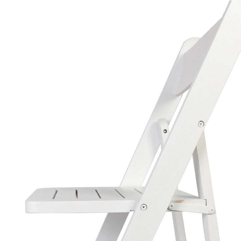 Chaise de salle à manger pliante en hêtre massif